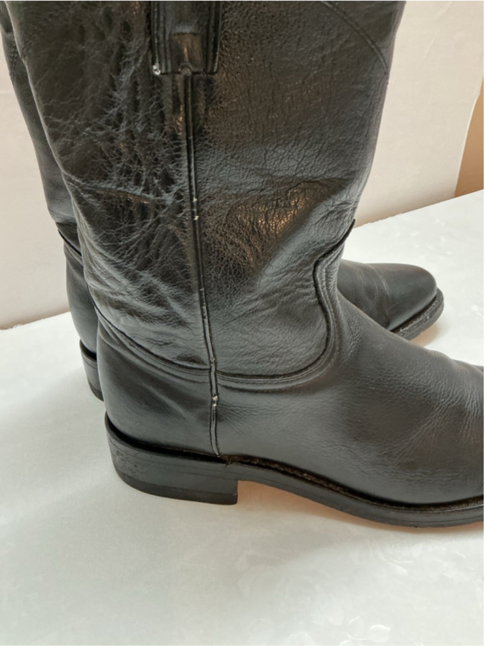 Leather boots mens size 10 D - Picture 5 of 6